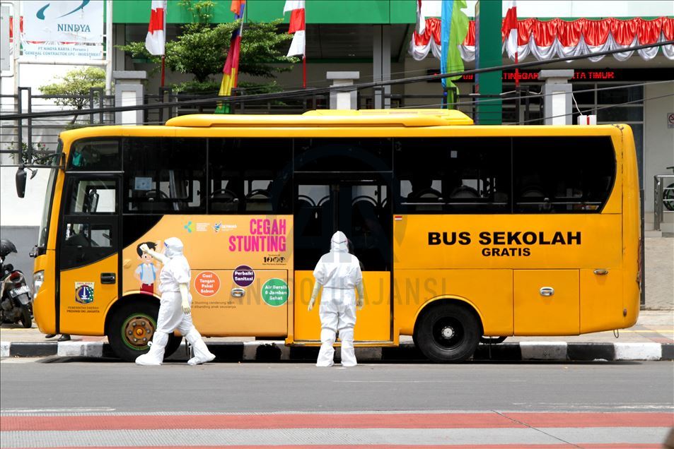 Pemerintah Jakarta gunakan Bus Sekolah untuk tranportasi pasien Covid-19