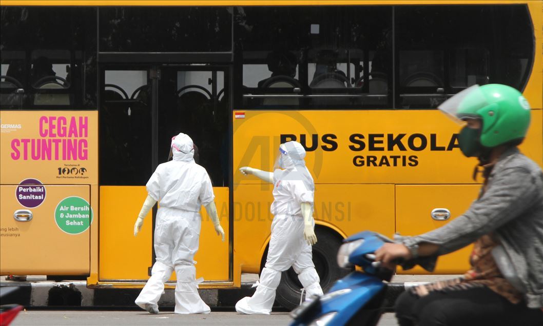 Pemerintah Jakarta gunakan Bus Sekolah untuk tranportasi pasien Covid-19