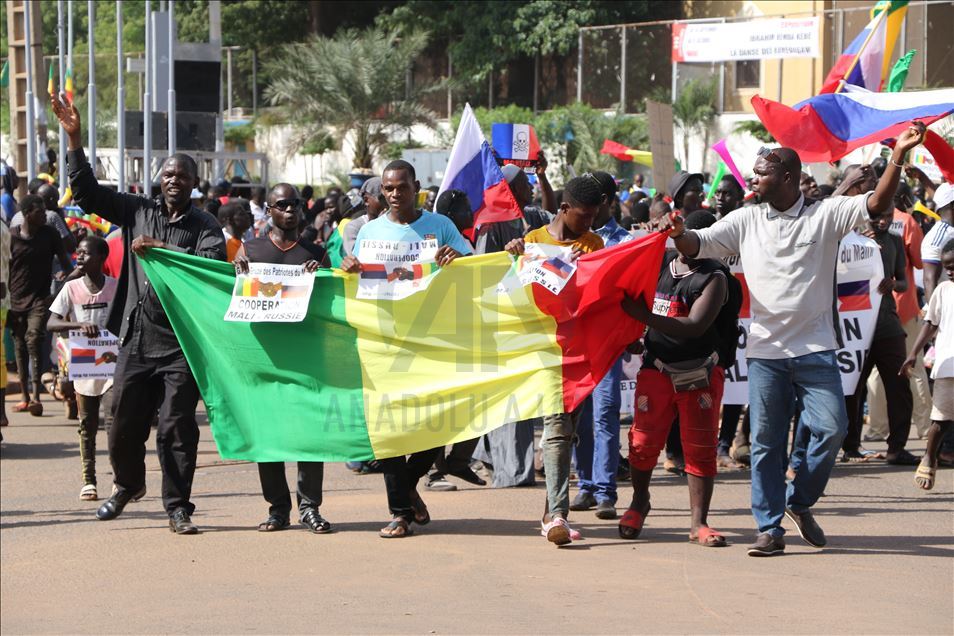Anti-France protest in Mali - Anadolu Ajansı