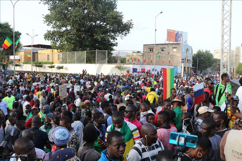 Anti-France protest in Mali