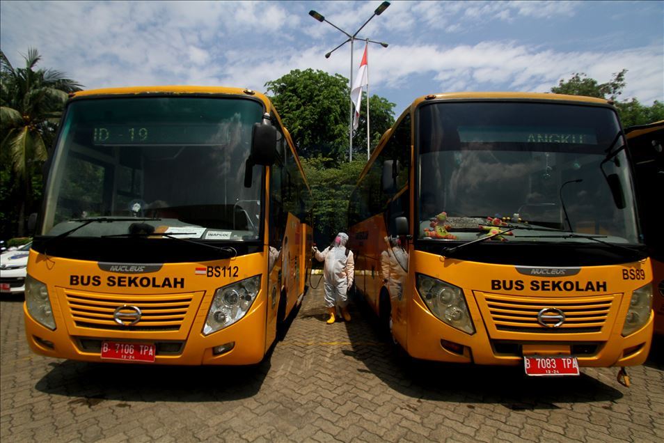 Pemerintah Jakarta gunakan Bus Sekolah untuk tranportasi pasien Covid-19