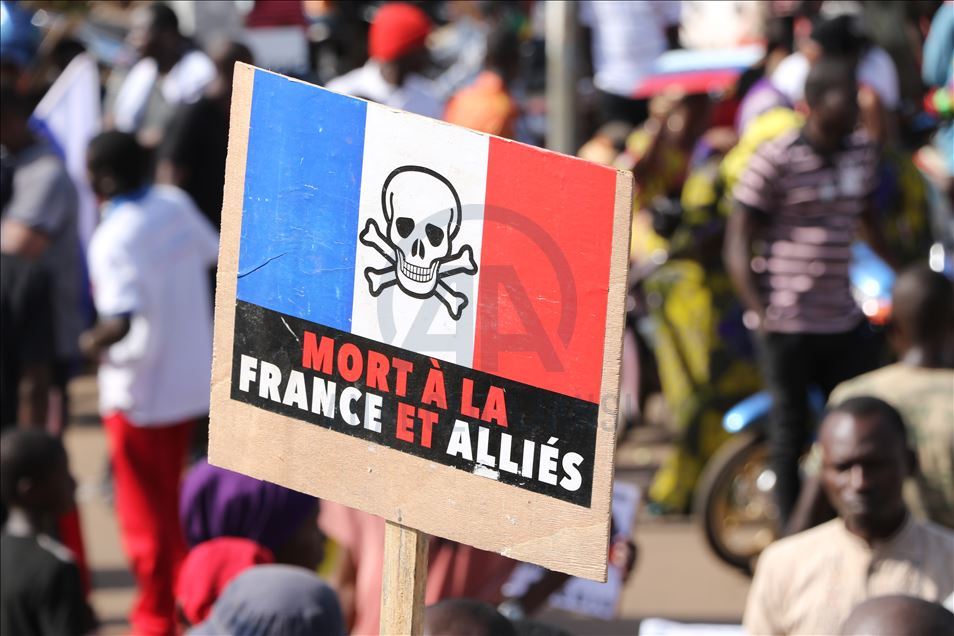 Anti-France protest in Mali