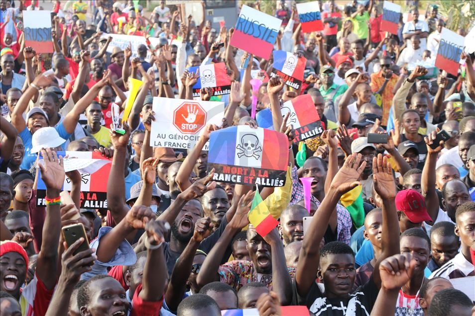 Anti-France protest in Mali