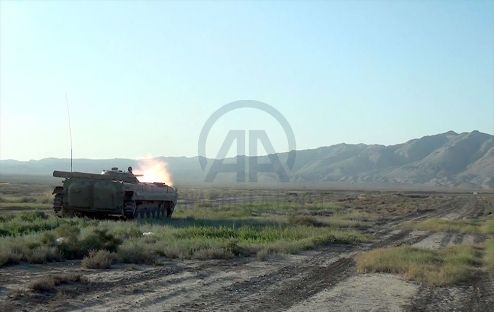 تمرینات نظامی نیروهای مسلح آذربایجان افزایش یافت