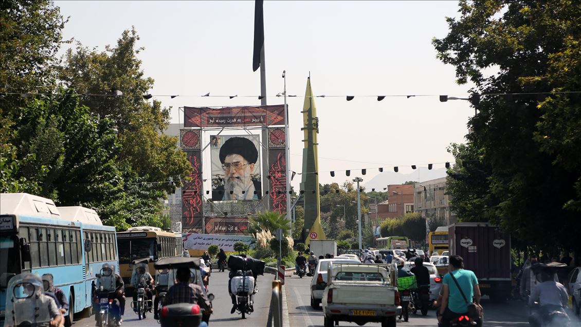 نمایش انواع موشک در میدان بهارستان تهران