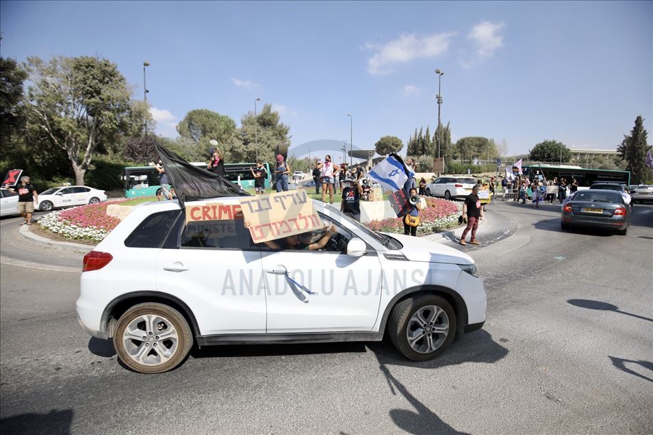 تظاهرات گسترده علیه سیاست‌های کرونایی نتانیاهو در اسرائيل