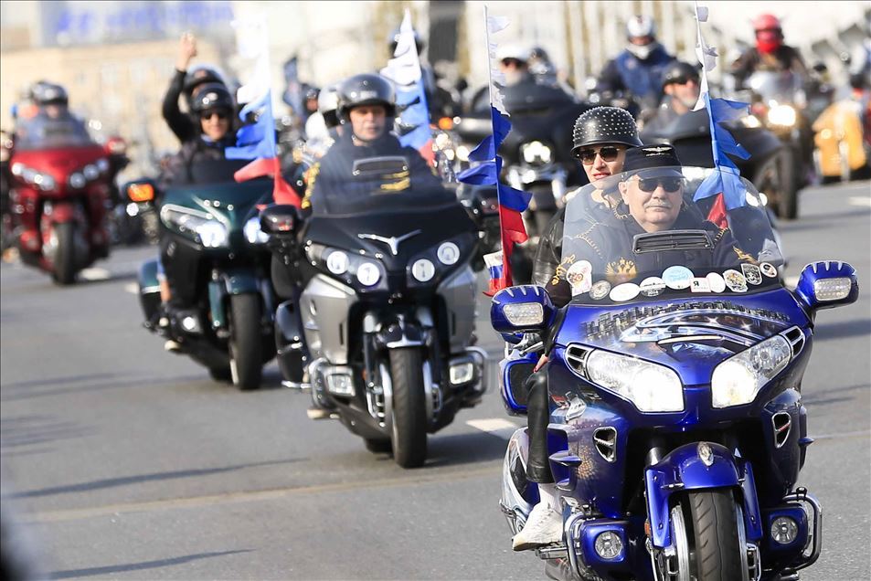 Festival de la motocicleta de otoño en Moscú