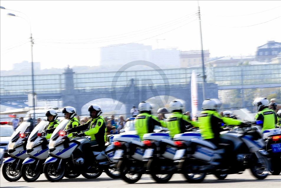 Festival de la motocicleta de otoño en Moscú