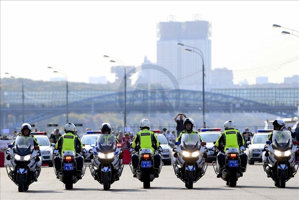 Festival de la motocicleta de otoño en Moscú