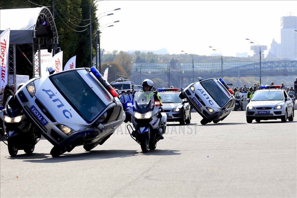 Festival de la motocicleta de otoño en Moscú