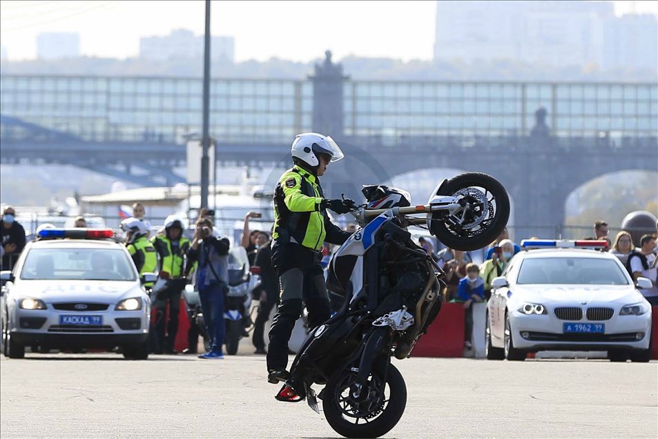 Festival de la motocicleta de otoño en Moscú