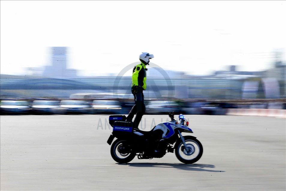 Festival de la motocicleta de otoño en Moscú