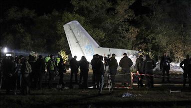 Ukrayna'nın Harkov bölgesinde askeri uçak düştü