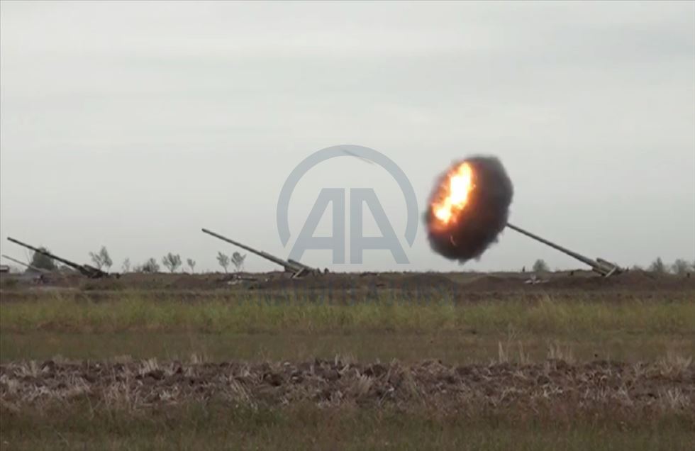 Azerbaijan army take control of of some highlands