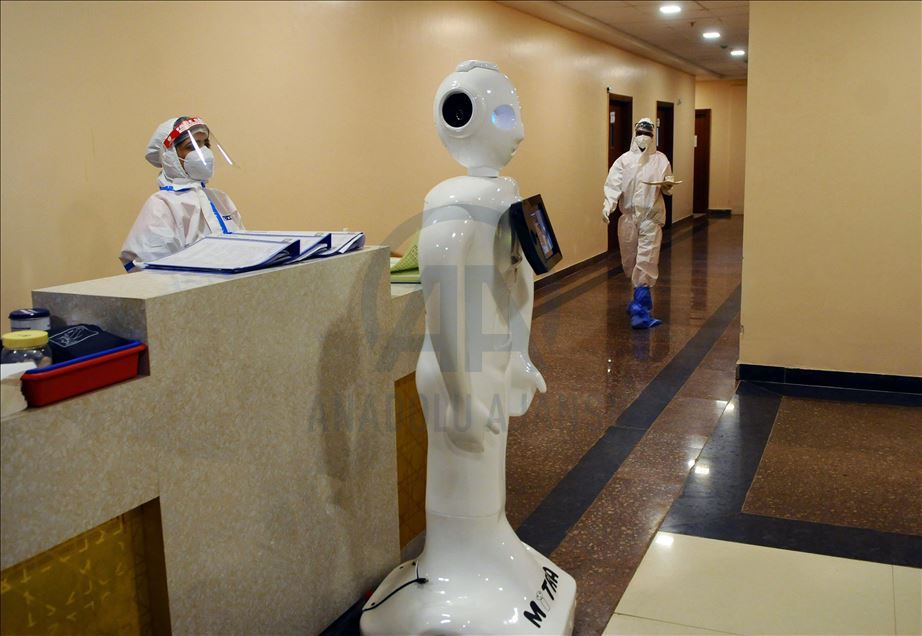 India gunakan robot untuk bantu pasien Covid-19