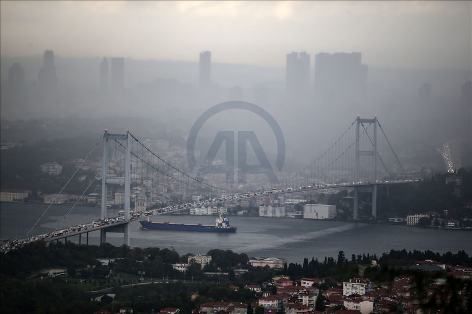 Heavy rain hits in Istanbul