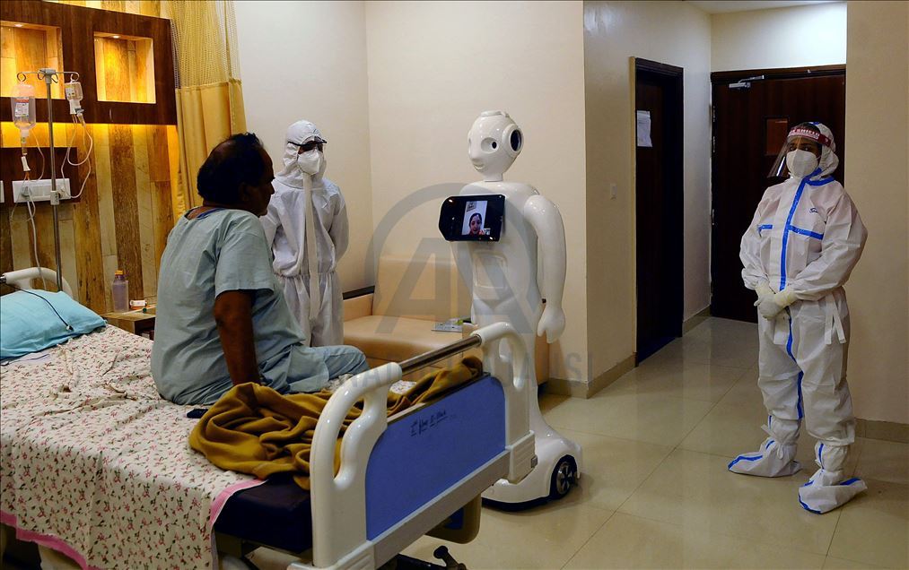 India gunakan robot untuk bantu pasien Covid-19