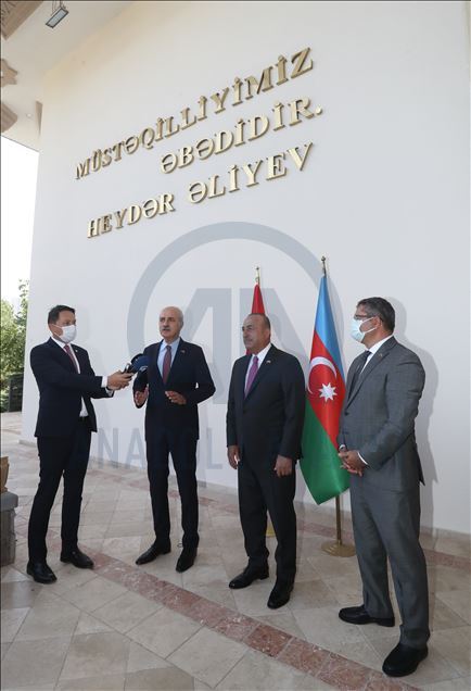 Dışişleri Bakanı Çavuşoğlu, Azerbaycan'ın Ankara Büyükelçisi Hazar İbrahim'i ziyareti etti