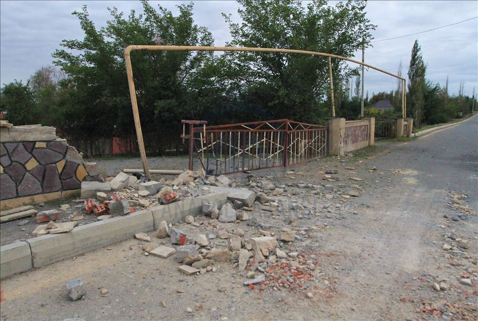 Армия Армении обстреливает мирные села Азербайджана