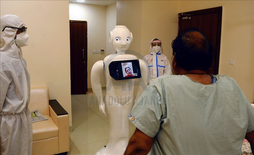 India gunakan robot untuk bantu pasien Covid-19