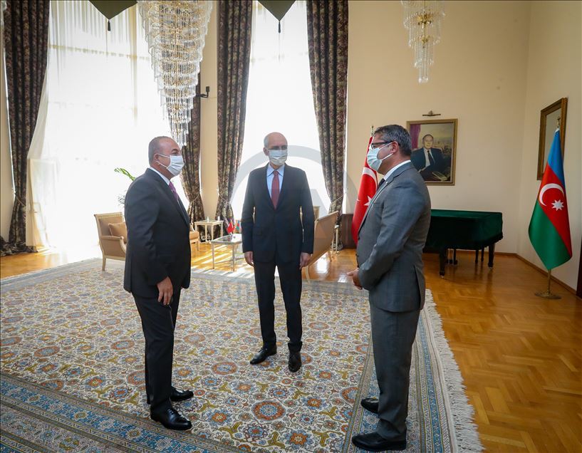 Dışişleri Bakanı Çavuşoğlu, Azerbaycan'ın Ankara Büyükelçisi Hazar İbrahim'i ziyareti etti