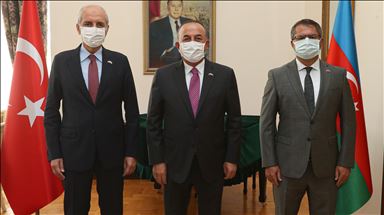 Dışişleri Bakanı Çavuşoğlu, Azerbaycan'ın Ankara Büyükelçisi Hazar İbrahim'i ziyareti etti