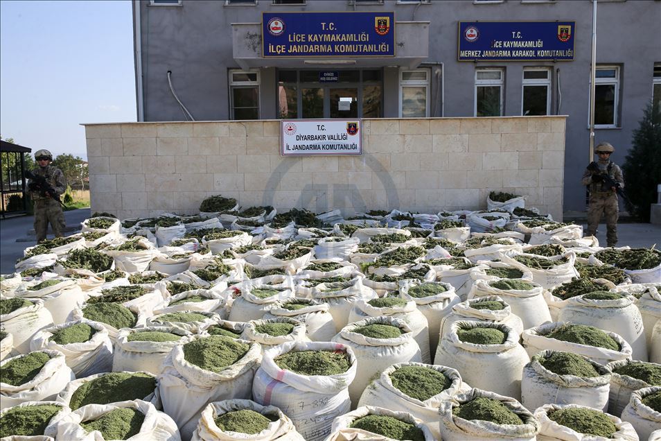 Terörün finansı uyuşturucuya Diyarbakır'da büyük darbe
