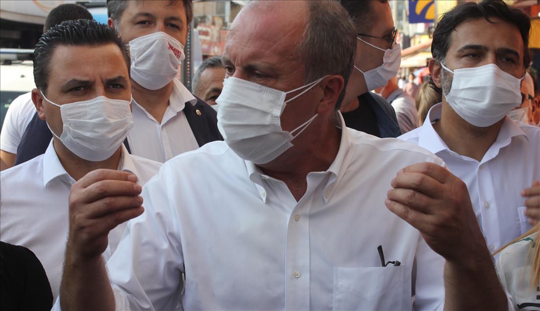 Eski CHP Milletvekili Muharrem İnce, Osmaniye'yi ziyaret etti

