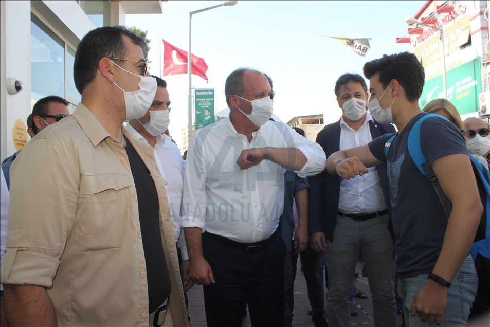 Eski CHP Milletvekili Muharrem İnce, Osmaniye'yi ziyaret etti
