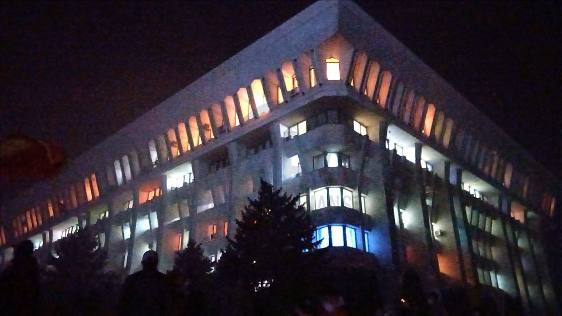 В Бишкеке потушили пожар в администрации президента
