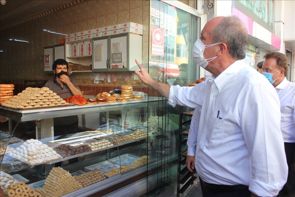 Eski CHP Milletvekili Muharrem İnce, Osmaniye'yi ziyaret etti
