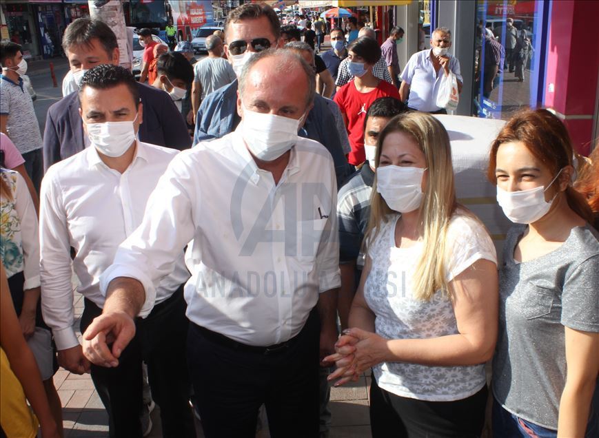 Eski CHP Milletvekili Muharrem İnce, Osmaniye'yi ziyaret etti
