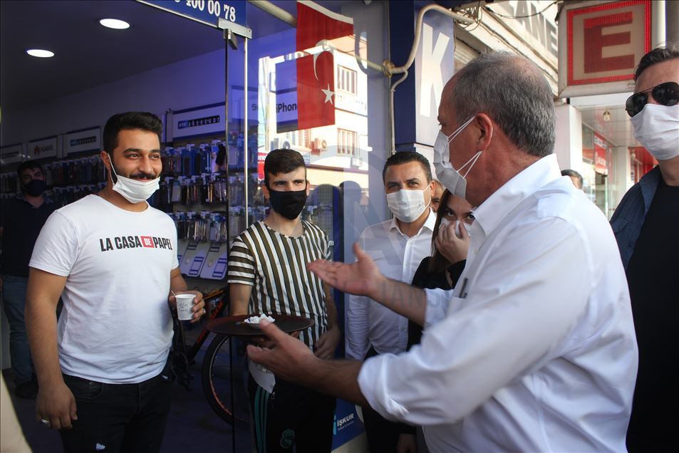 Eski CHP Milletvekili Muharrem İnce, Osmaniye'yi ziyaret etti
