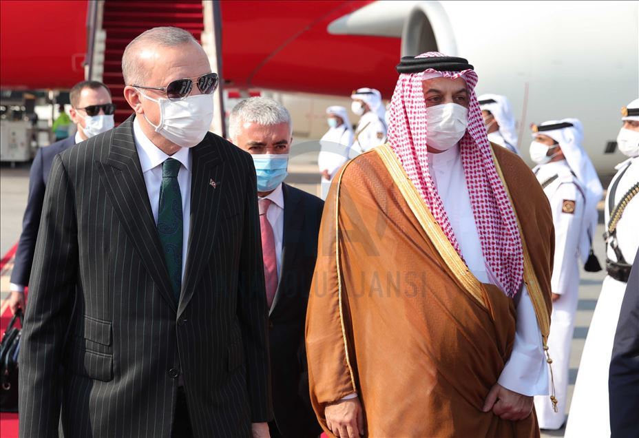 وصل الرئيس التركي رجب طيب أردوغان، 