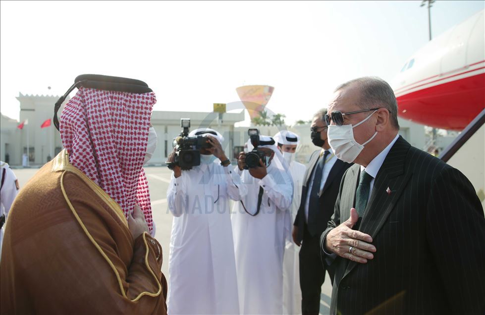 وصل الرئيس التركي رجب طيب أردوغان، 