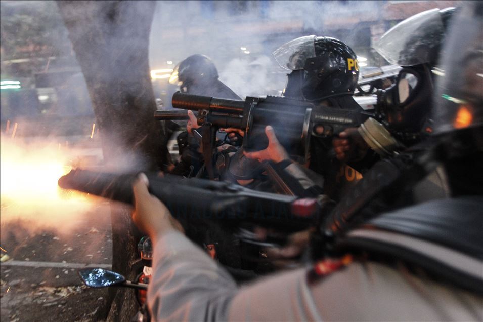 Demonstration against Omnibus Law on job creation in Indonesia