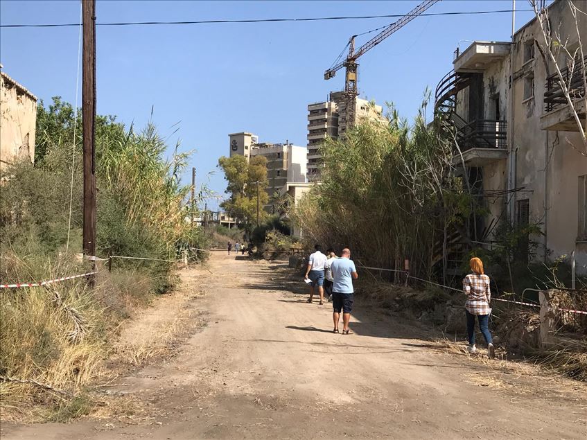 Coastline of abandoned town of Maras in Gazimagusa city reopens for public use