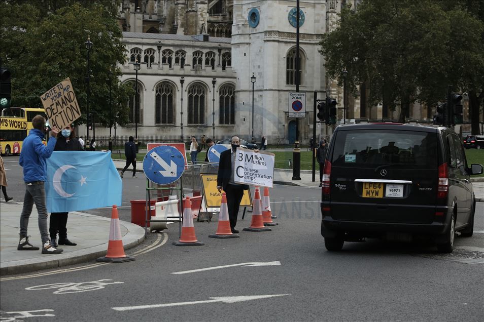 Protest against China in London