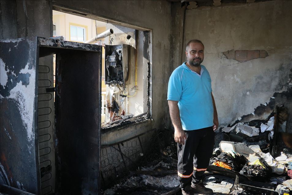 Hatay'daki yangından etkilenen vatandaşlar yaşadıklarını anlattı