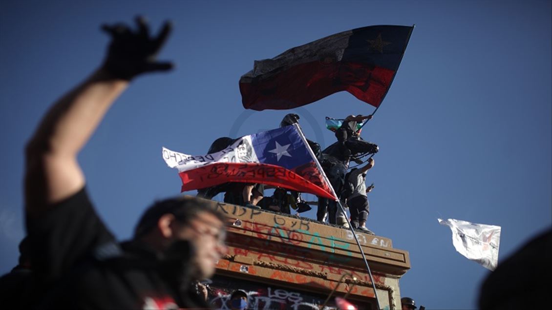 خۆپیشاندان له‌ دژی حكوومه‌ت له‌ چیلی

