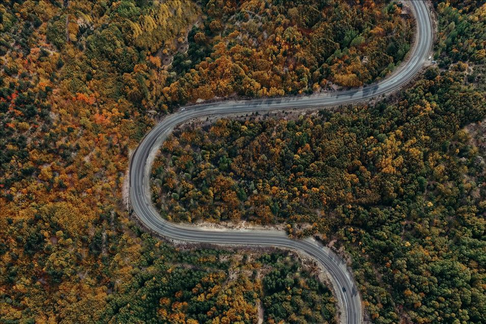 Sivas'taki Geminbeli Geçidi sonbaharda bir başka güzel
