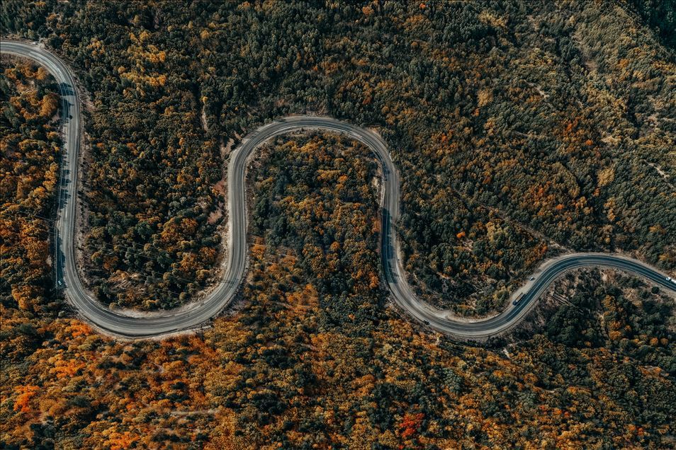 Sivas'taki Geminbeli Geçidi sonbaharda bir başka güzel