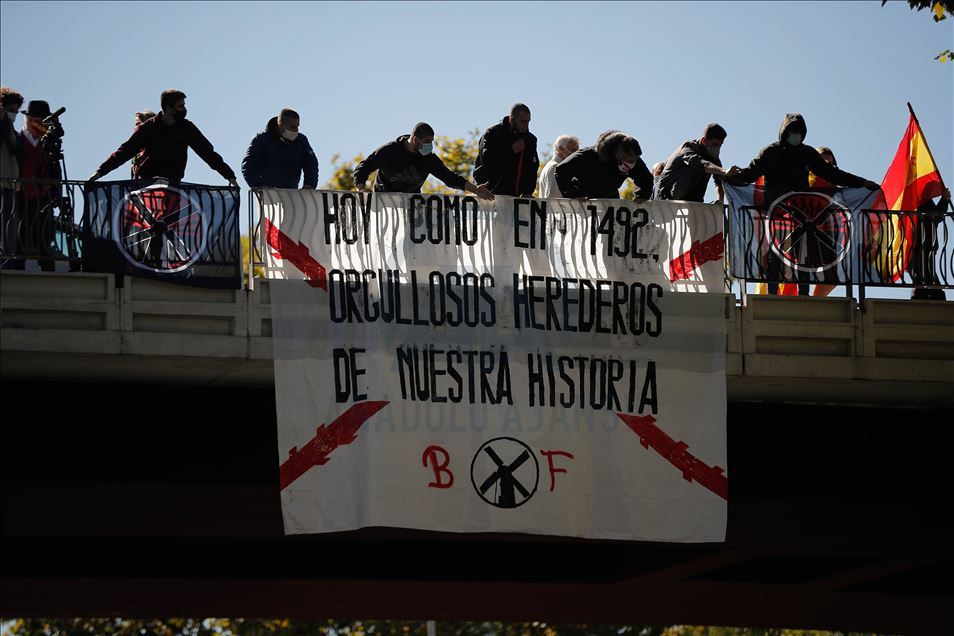 Protestas en Madrid contra las medidas para detener el avance de la COVID-19