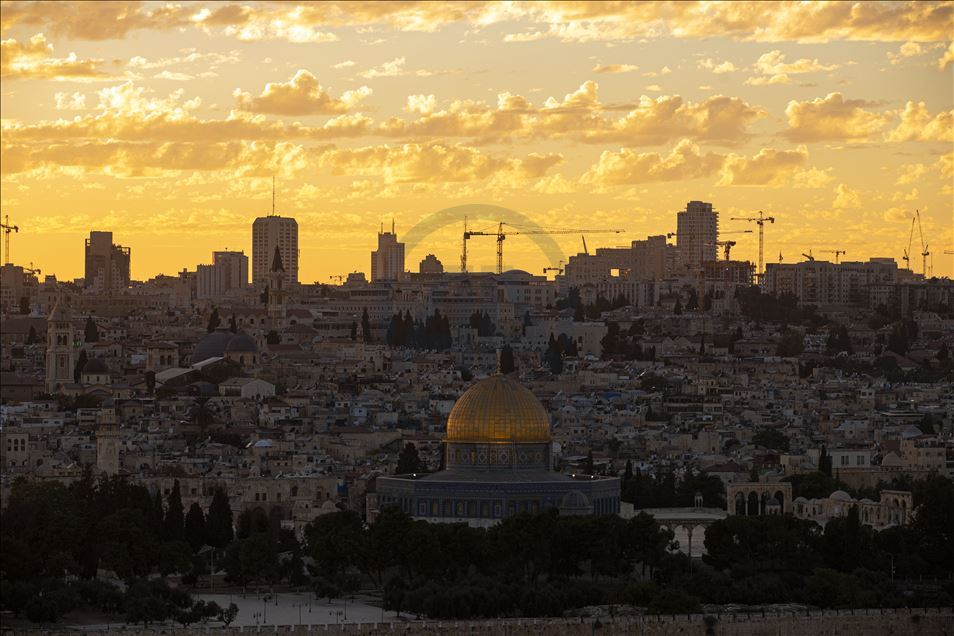 Puesta de sol en Jerusalén