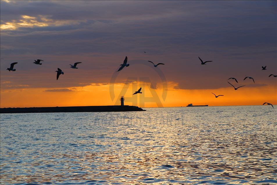 Tekirdağ'da gün doğumu