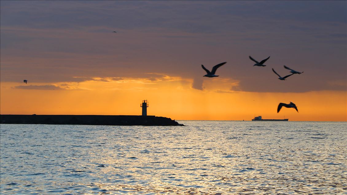 Tekirdağ'da gün doğumu
