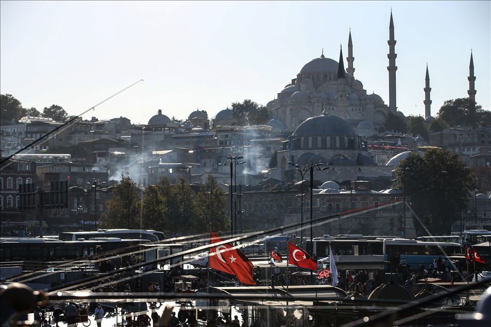 463rd year of Suleymaniye Mosque in Turkey's Istanbul
