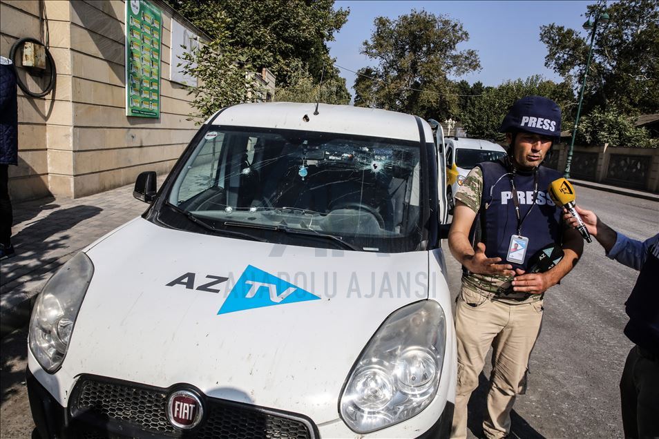 Periodistas fueron atacados en la frontera entre Azerbaiyán y Armenia