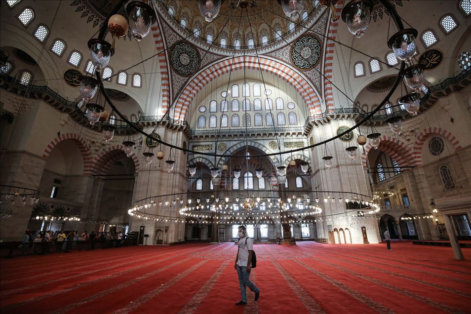 463rd year of Suleymaniye Mosque in Turkey's Istanbul