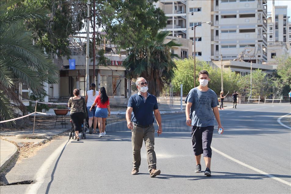 46 yılın ardından bir bölümü açılan Kapalı Maraş'a yoğun ilgi